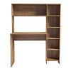 Γραφείο με βιβλιοθήκη Janson pakoworld oak 113.2x40x141.8εκ 230-000082