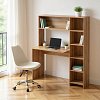 Γραφείο με βιβλιοθήκη Janson pakoworld oak 113.2x40x141.8εκ 230-000082