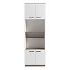 Ντουλάπα κουζίνας Rowan pakoworld σε λευκή-sonoma απόχρωση 60x42x182εκ 230-000085