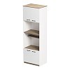 Ντουλάπα κουζίνας Rowan pakoworld σε λευκή-sonoma απόχρωση 60x42x182εκ 230-000085