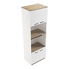 Ντουλάπα κουζίνας Rowan pakoworld σε λευκή-sonoma απόχρωση 60x42x182εκ 230-000085