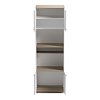 Ντουλάπα κουζίνας Rowan pakoworld σε λευκή-sonoma απόχρωση 60x42x182εκ 230-000085