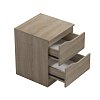 Κομοδίνο Verena pakoworld sonoma 40x40x50εκ 230-000138