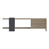 Έπιπλο τηλεόρασης Standi pakoworld σε sonoma-ανθρακί 120x25x36.8εκ 230-000200