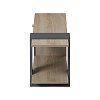 Έπιπλο τηλεόρασης Standi pakoworld σε sonoma-ανθρακί 120x25x36.8εκ 230-000200
