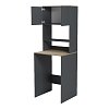 Έπιπλο πλυντηρίου Chaxe pakoworld ανθρακί-sonoma 65x32.5x183.6εκ 230-000203