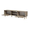 Έπιπλο τηλεόρασης Gorna pakoworld sonoma 180x35x48.6εκ 230-000204