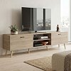 Έπιπλο τηλεόρασης Gorna pakoworld sonoma 180x35x48.6εκ 230-000204