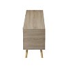 Έπιπλο τηλεόρασης Gorna pakoworld sonoma-ανθρακί 180x35x48.6εκ 230-000205