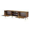 Έπιπλο τηλεόρασης Gorna pakoworld καρυδί 180x35x48.6εκ 230-000206
