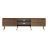 Έπιπλο τηλεόρασης Gorna pakoworld καρυδί 180x35x48.6εκ 230-000206