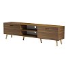 Έπιπλο τηλεόρασης Gorna pakoworld καρυδί 180x35x48.6εκ 230-000206