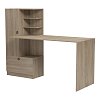 Γραφείο εργασίας με βιβλιοθήκη Felanbo pakoworld sonoma 160x60x125εκ 230-000259