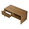 Τραπέζι σαλονιού Felina pakoworld καρυδί 100x50x45εκ 230-000266