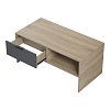 Τραπέζι σαλονιού Felina pakoworld sonoma-ανθρακί 100x50x45εκ 230-000267