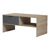 Τραπέζι σαλονιού Felina pakoworld sonoma-ανθρακί 100x50x45εκ 230-000267