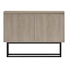 Μπουφές Dabia pakoworld sonoma-πόδι μαύρο μέταλλο 100x40x74εκ 230-000269