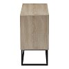 Μπουφές Dabia pakoworld sonoma-πόδι μαύρο μέταλλο 100x40x74εκ 230-000269