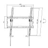 SONORA SLIMWALL 400 TILT Επιτοίχια Βάση Τηλεόρασης 32"-65" 230-0115