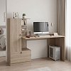 Γραφείο εργασίας με βιβλιοθήκη Felanbo pakoworld sonoma 160x60x125εκ 230-000259