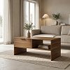 Τραπέζι σαλονιού Felina pakoworld καρυδί 100x50x45εκ 230-000266