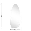 Καθρέπτης Ιrregular 3 pakoworld 50x1x120εκ 233-000012