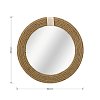Καθρέπτης Rope pakoworld φυσικό 60x2x60εκ 233-000015