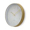 Ρολόι Τοίχου Nedis Gold / White 233-2242