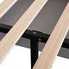 Κρεβάτι Veloty pakoworld ύφασμα ανθρακί με συρτάρια 150x200εκ 234-000014