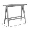 Τραπέζι Bar Winslow pakoworld ξύλο rubberwood ανοικτό καρυδί 120x45x100εκ 247-000006