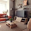 Έπιπλο τηλεόρασης Stevie pakoworld sonoma 160x40x50εκ 248-000004