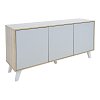 Μπουφές Billie pakoworld sonoma-γκρι 149x40x77εκ 248-000005