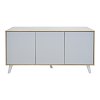 Μπουφές Billie pakoworld sonoma-γκρι 149x40x77εκ 248-000005