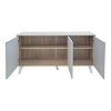 Μπουφές Billie pakoworld sonoma-γκρι 149x40x77εκ 248-000005