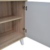 Μπουφές Billie pakoworld sonoma-γκρι 149x40x77εκ 248-000005