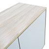 Μπουφές Billie pakoworld sonoma-γκρι 149x40x77εκ 248-000005