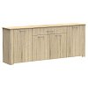 Μπουφές Kinley pakoworld sonoma 210x40x82εκ 248-000007