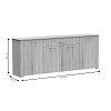 Μπουφές Kinley pakoworld sonoma 210x40x82εκ 248-000007