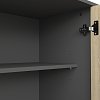 Μπουφές Billie pakoworld ανθρακί-sonoma 149x40x77εκ 248-000029