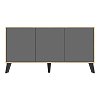 Μπουφές Billie pakoworld sonoma-ανθρακί149x40x77εκ 248-000034