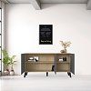 Μπουφές Billie pakoworld sonoma-ανθρακί149x40x77εκ 248-000034