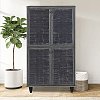 Παπουτσοθήκη-ντουλάπι Ronan pakoworld χρώμα wenge 70.5x35x122εκ 249-000018