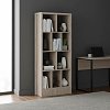 Βιβλιοθήκη Dividre pakoworld sonoma oak μελαμίνης 80x30x181εκ 249-000049