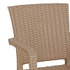 Πολυθρόνα Halcyon pakoworld PP cappucino 253-000012