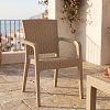 Πολυθρόνα Halcyon pakoworld PP cappucino 253-000012