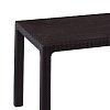 Τραπέζι Explore pakoworld με UV protection PP καφέ 150x90x73.5εκ 253-000029