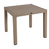 Τραπεζαρία Explore-Halcyon pakoworld σετ 5τεμ PP cappuccino 90x90x73,5εκ 253-000071