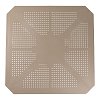 Τραπέζι Icon pakoworld PP σε απόχρωση cappucino 80x80x74.5εκ 253-000117
