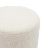 Σκαμπό Dash pakoworld μπουκλέ κρεμ-χρυσό Φ35x35εκ 257-000007