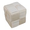 Σκαμπό Jisko pakoworld μπεζ βελούδο 38x38x40εκ 257-000028